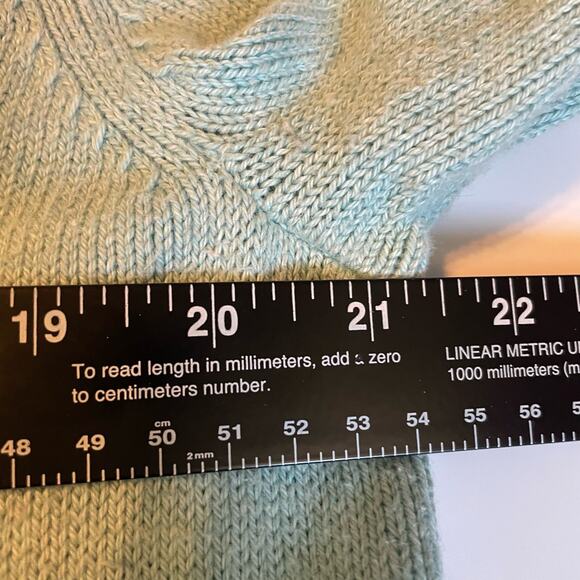 J. Jill Pure Wool & Cotton Sweater Womens Large Long Sleeve with Front Pockets - Picture 5 of 9